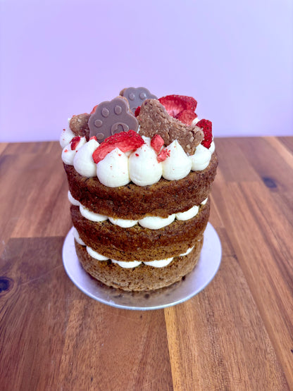 The Naked Sweet Barkday Cake