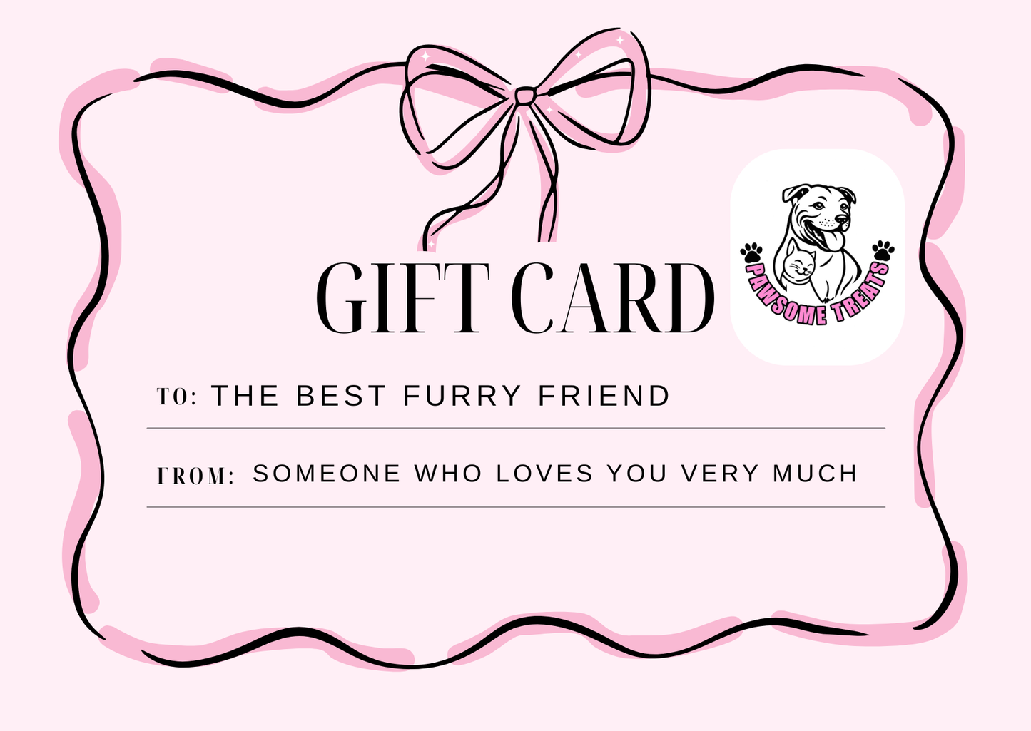 Pawsome Treats gift card